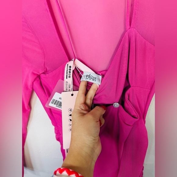 INFINITE LOVE
Cut Out Midi Dress in Pink - Picture 13 of 13